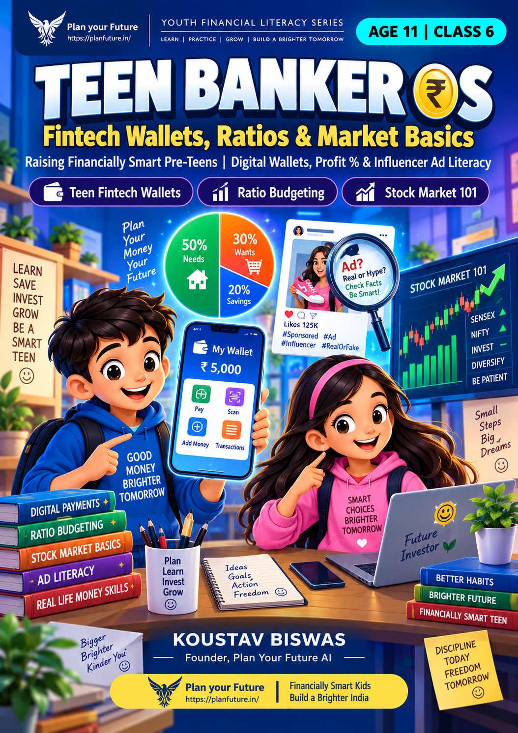 Front cover of Teen Banker OS — Age 11