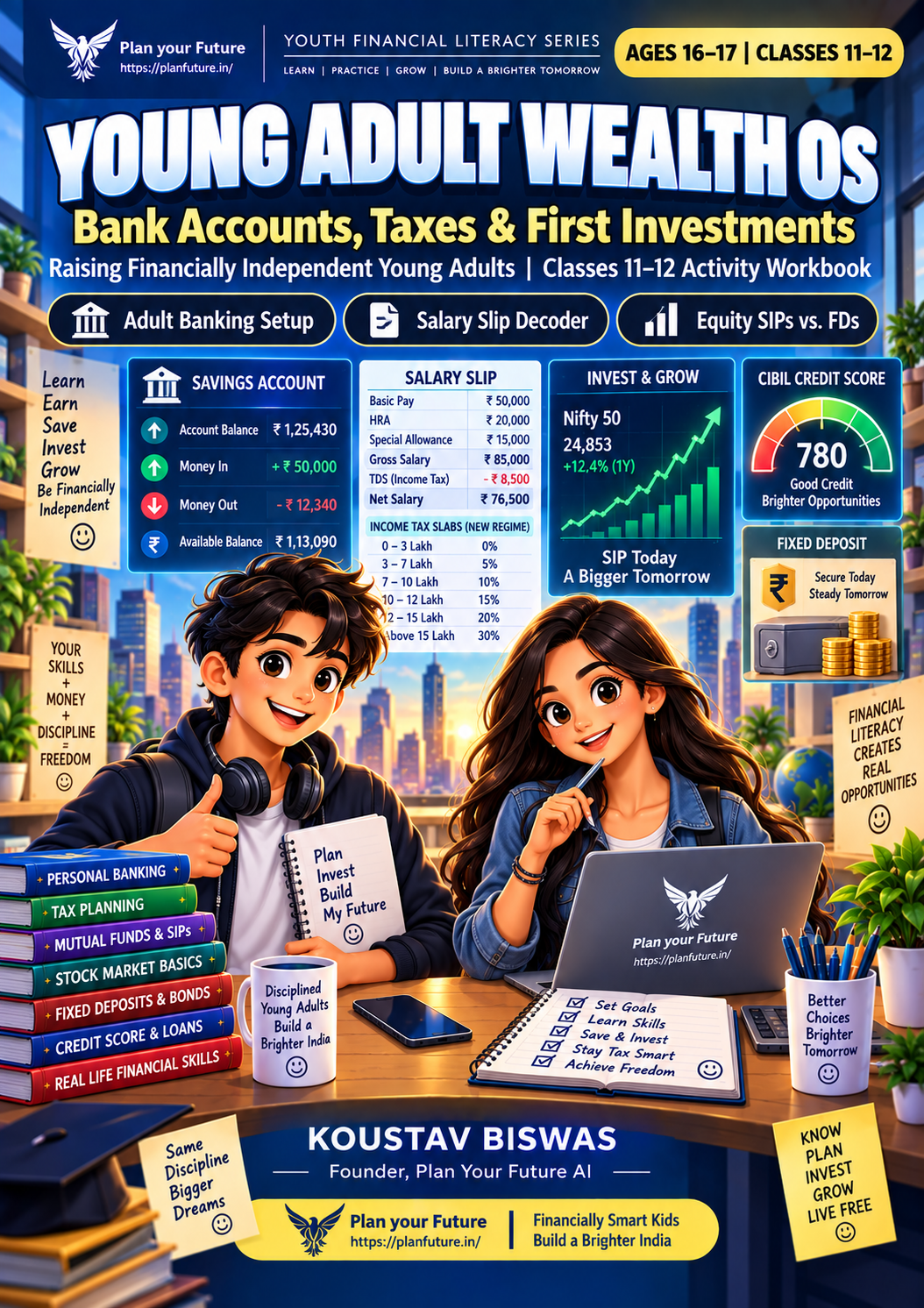 Front cover of Young Adult Wealth OS — Ages 16–17