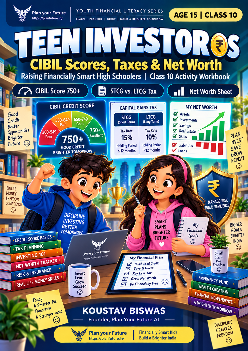 Front cover of Teen Investor OS — Age 15
