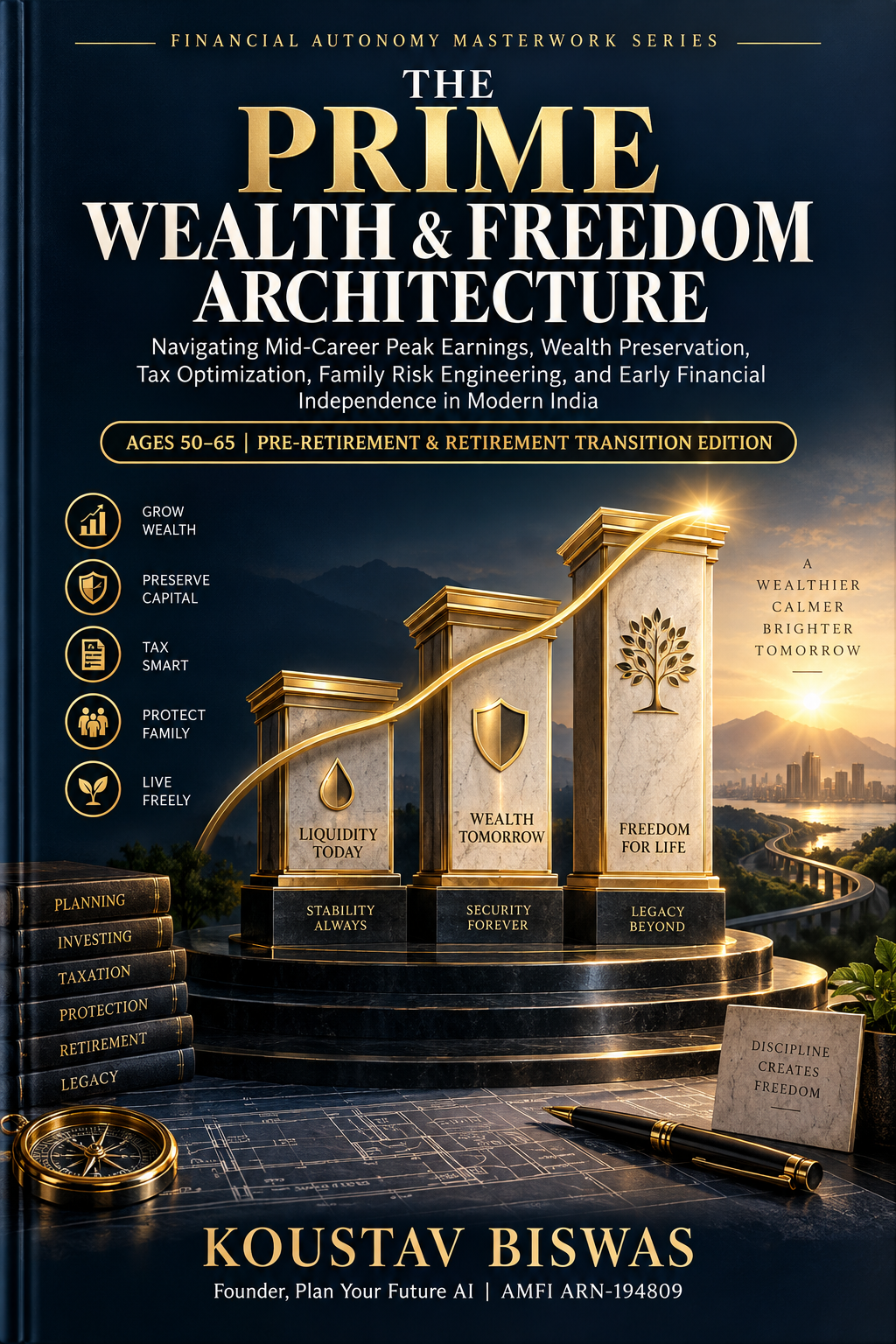Front cover of The Prime Wealth & Freedom Architecture — Ages 50–65