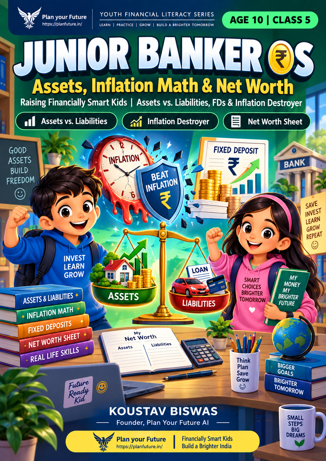 Front cover of Junior Banker OS — Age 10