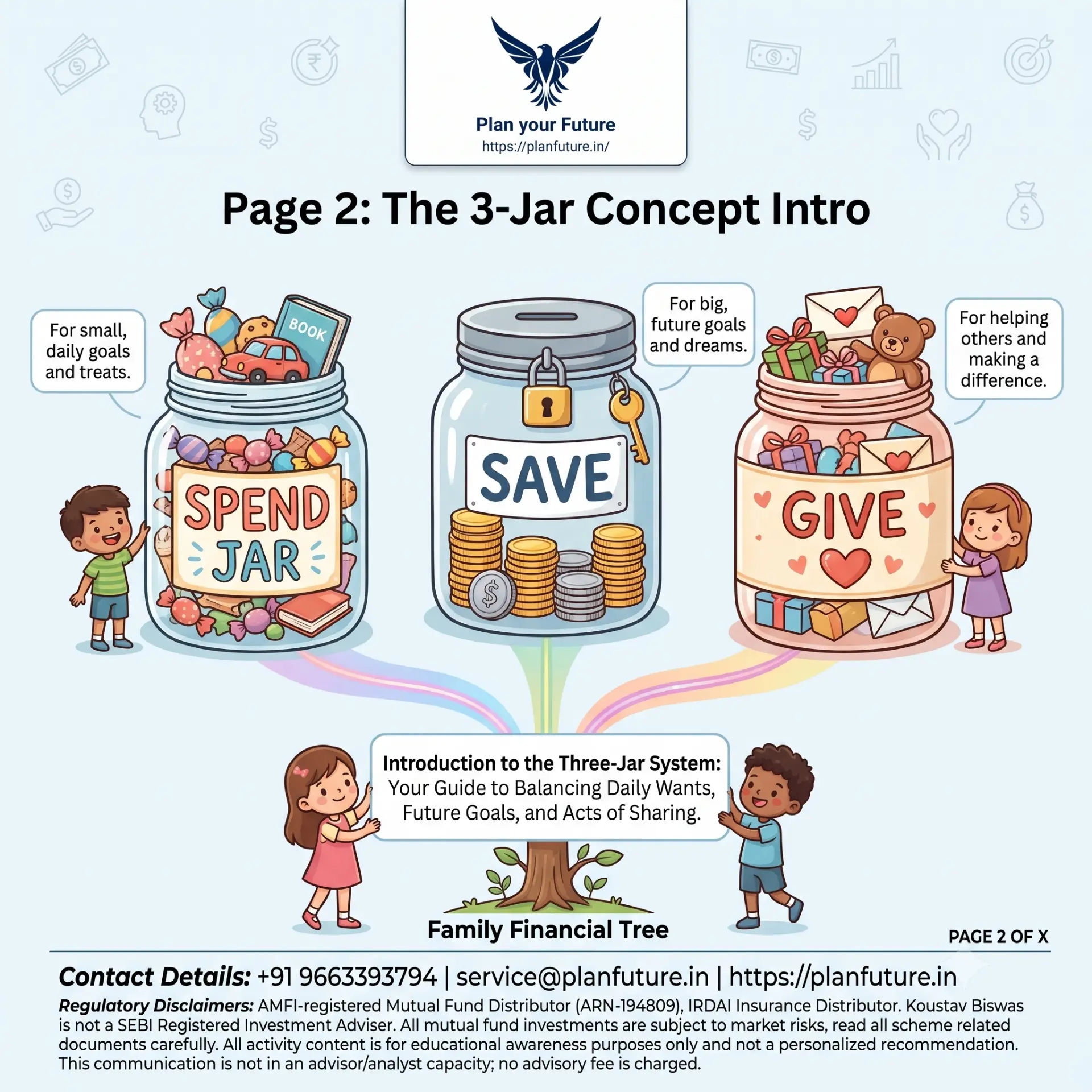Page 2 — The 3-Jar concept — My First Money Adventure